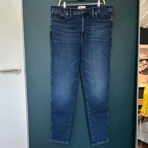 Madewell Dark Blue Skinny Jeans